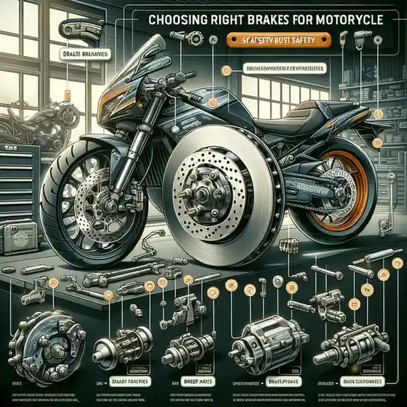 DALLE2024-11-01091759-CreateaninformativeimagetitledChoosingtheRightBrakesforMotorcycleSafetyTheimageshouldfeaturedetailedvisualsofmotorcyclebrakesy