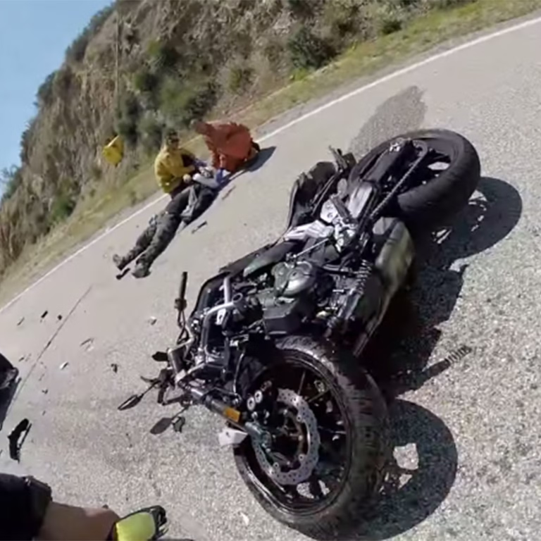 Discover the story of Jesse Lopez’s head-on motorcycle crash into a truck and the valuable safety lessons for navigating blind curves.