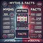 DALLE2025-03-15043451-AninformativeandvisuallyengagingillustrationaddressingthemythsandfactsaboutonlineslotmanipulationTheimagefeaturesadigitalslotmac